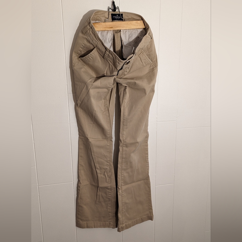 American Eagle bootcut khakis